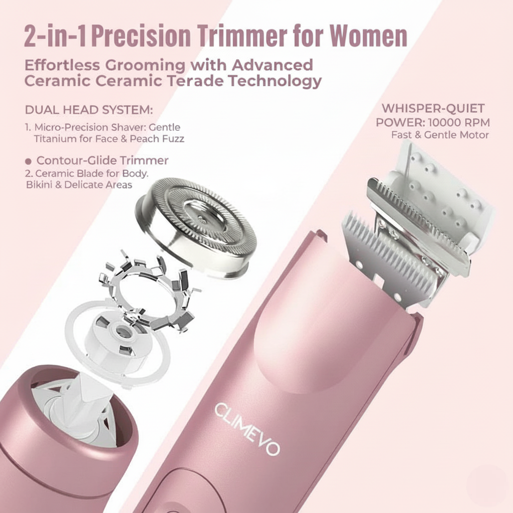 Climevo 2-in-1 Bikini Trimmer